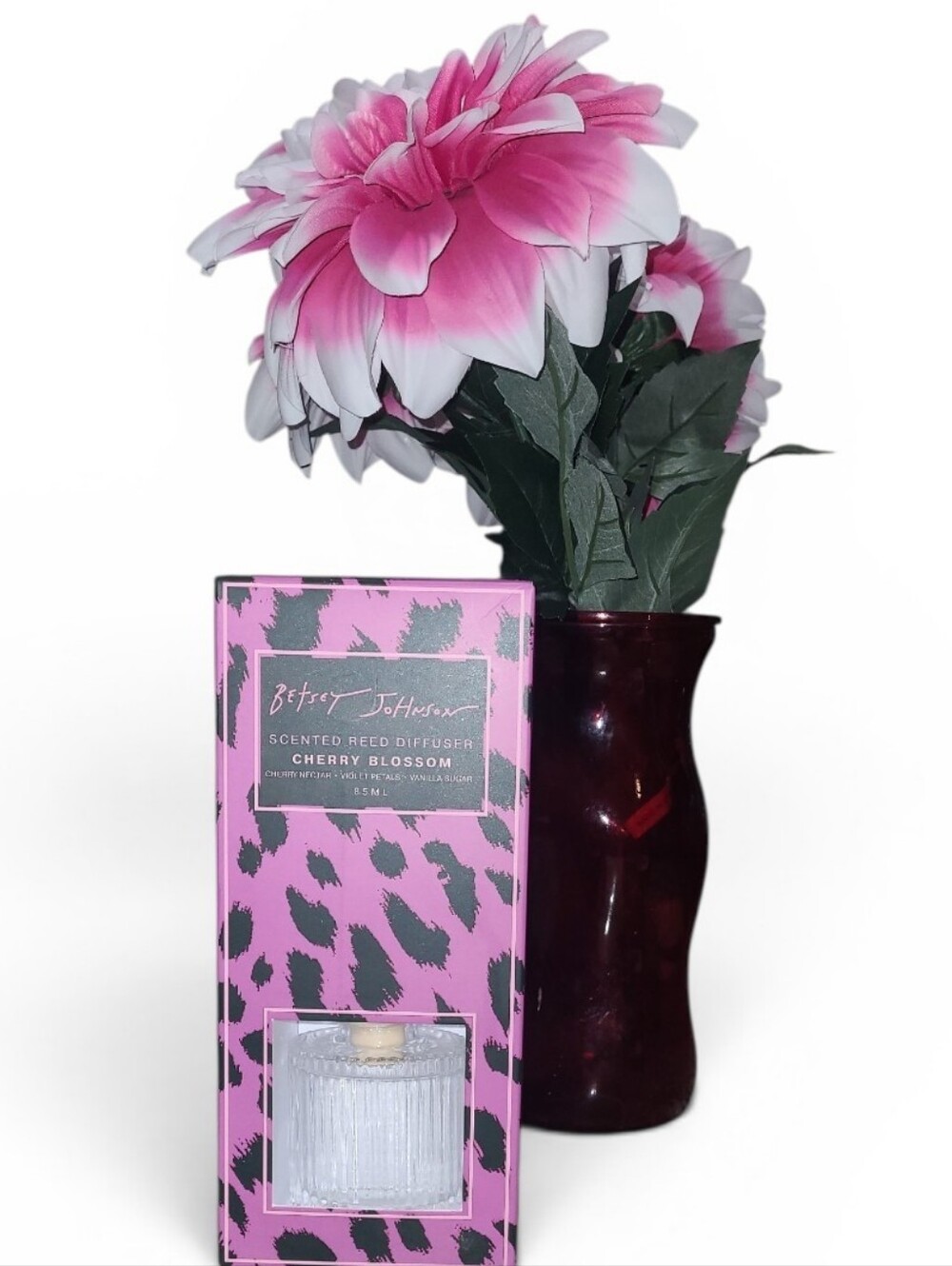 Betsey Johnson Pink Cherry Blossom Scented Reed Diffuser